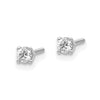 14k VS2/SI1 Diamond Stud Thread on/off Post Earrings