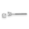 14k SI3 Diamond Stud Thread on/off Post Earrings
