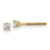 14k SI3 Diamond Stud Thread on/off Post Earrings