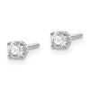 14k VS2/SI1 Diamond Stud Thread on/off Post Earrings