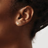 14k VS2/SI1 Diamond Stud Thread on/off Post Earrings