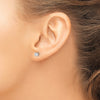 14k VS2/SI1 Diamond Stud Thread on/off Post Earrings