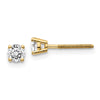 14k SI3 Diamond Stud Thread on/off Post Earrings