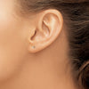 14k VS2/SI1 Diamond Stud Thread on/off Post Earrings