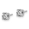 14k VS2/SI1 Diamond Stud Thread on/off Post Earrings