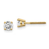 14k VS2/SI1 Diamond Stud Thread on/off Post Earrings