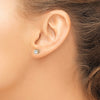 14k VS2/SI1 Diamond Stud Thread on/off Post Earrings