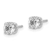14k VS2/SI1 Diamond Stud Thread on/off Post Earrings