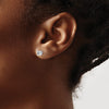 14k VS2/SI1 Diamond Stud Thread on/off Post Earrings