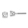 14k SI3 Diamond Stud Thread on/off Post Earrings