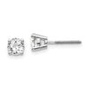 14k VS2/SI1 Diamond Stud Thread on/off Post Earrings