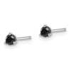 14k Black Diamond Stud Earrings