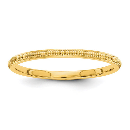 Milgrain Stackable Band