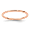 1.2mm Half Round Stackable Band
