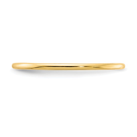 1.2mm Half Round Stackable Band