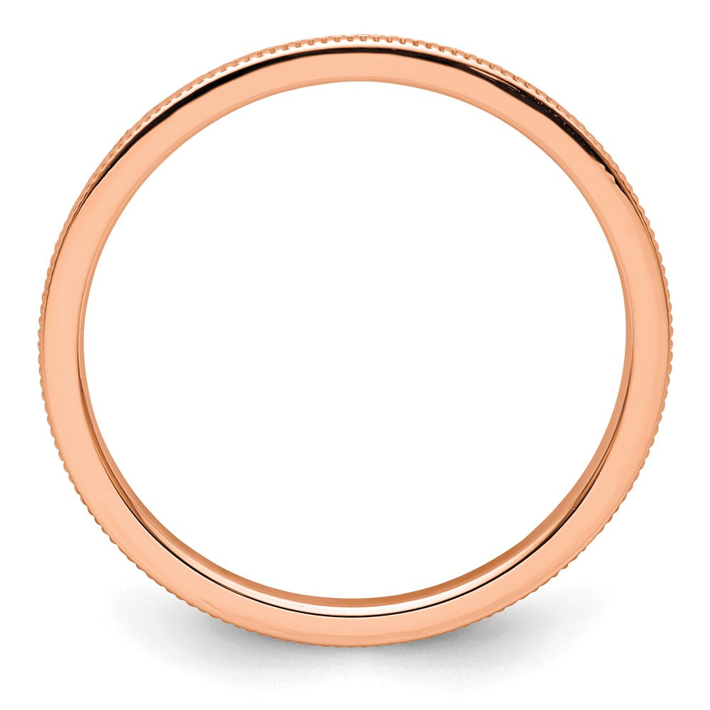 Milgrain Stackable Band