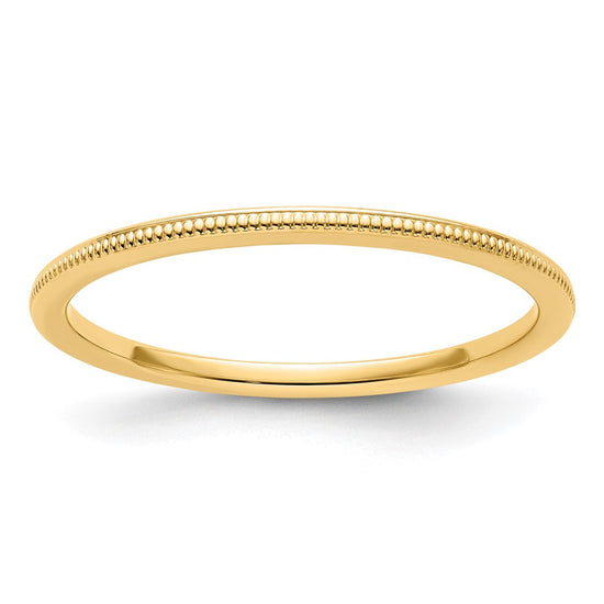 Milgrain Stackable Band