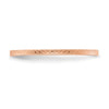 1.2mm Criss-Cross Pattern Stackable Band
