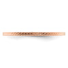 1.2mm Criss-Cross Pattern Stackable Band