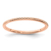 1.2mm Twisted Wire Pattern Stackable Band