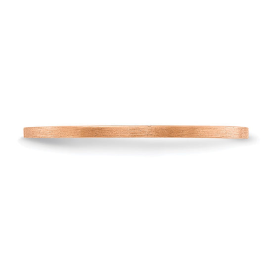 1.2mm Flat Satin Stackable Band