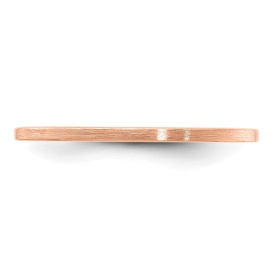 1.2mm Flat Satin Stackable Band