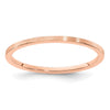 1.2mm Flat Satin Stackable Band