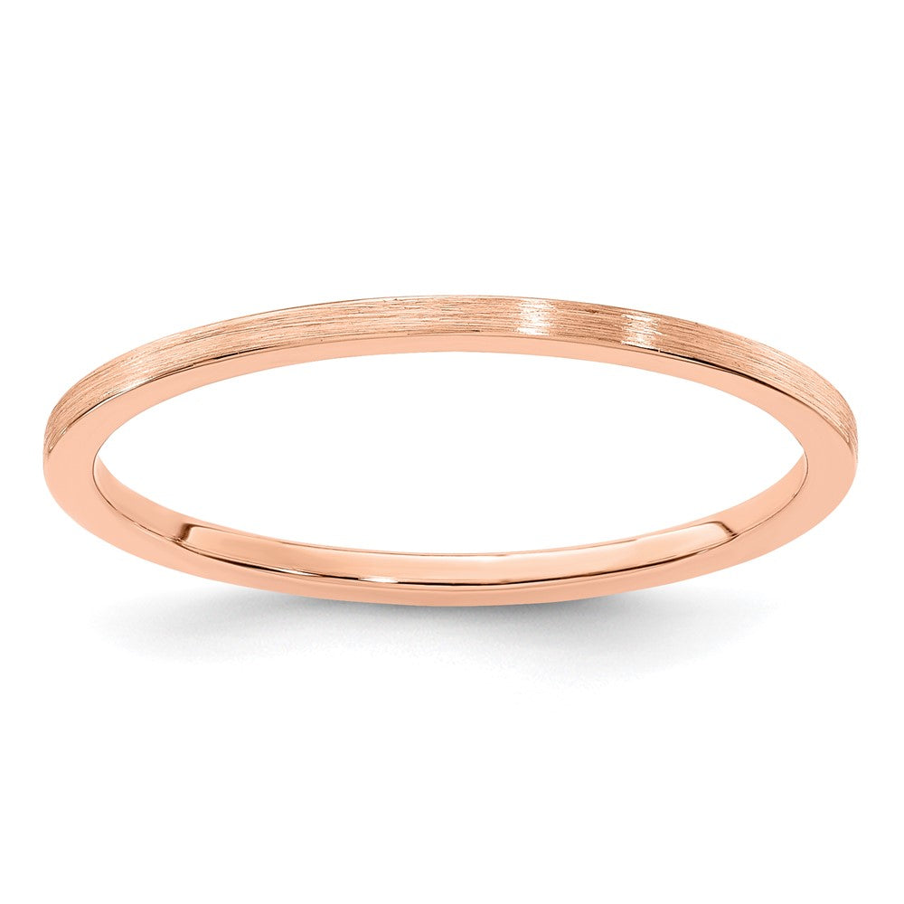 1.2mm Flat Satin Stackable Band