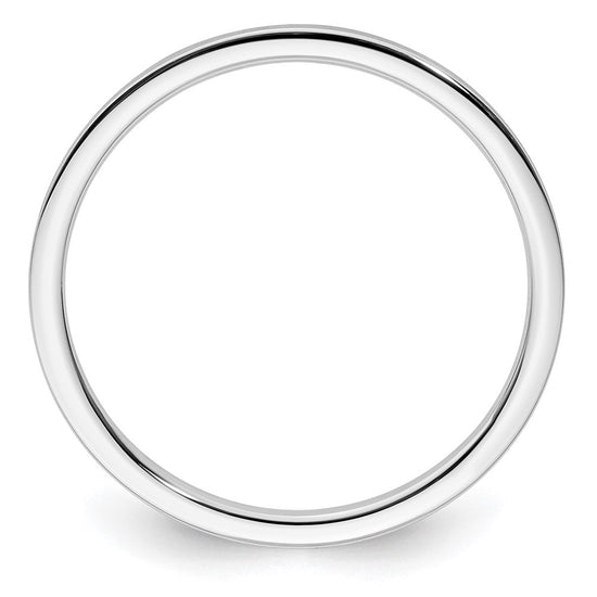 1.2mm Flat Satin Stackable Band