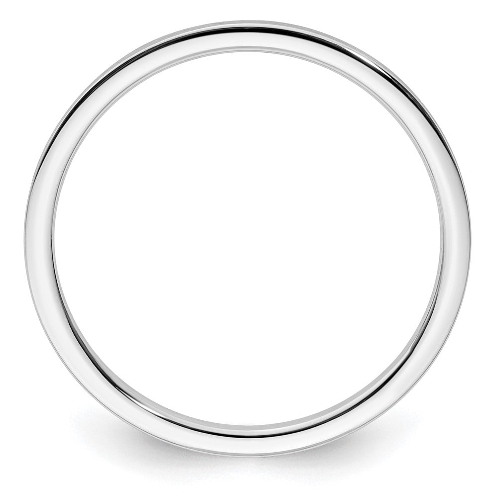 1.2mm Flat Satin Stackable Band