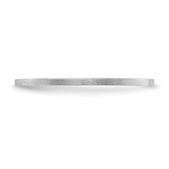 1.2mm Flat Satin Stackable Band
