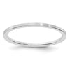 1.2mm Flat Satin Stackable Band
