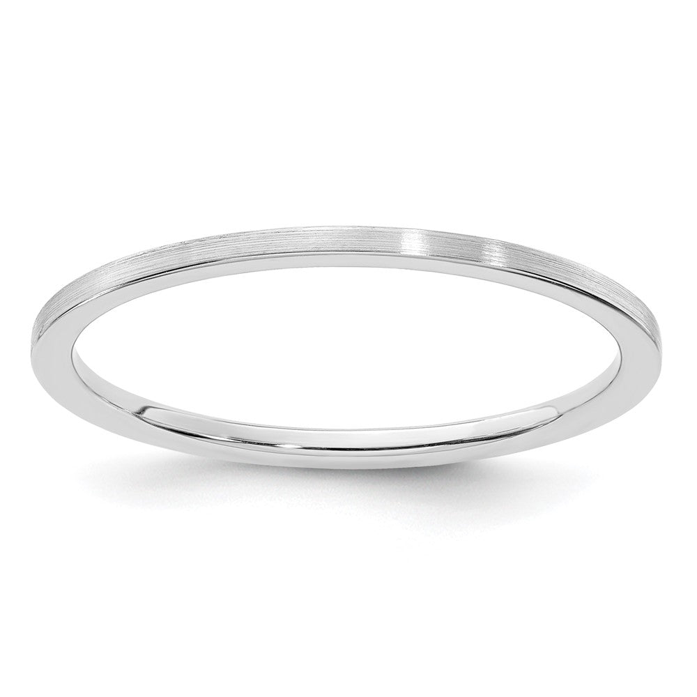 1.2mm Flat Satin Stackable Band