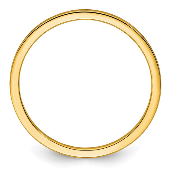 1.2mm Flat Satin Stackable Band