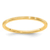 1.2mm Flat Satin Stackable Band