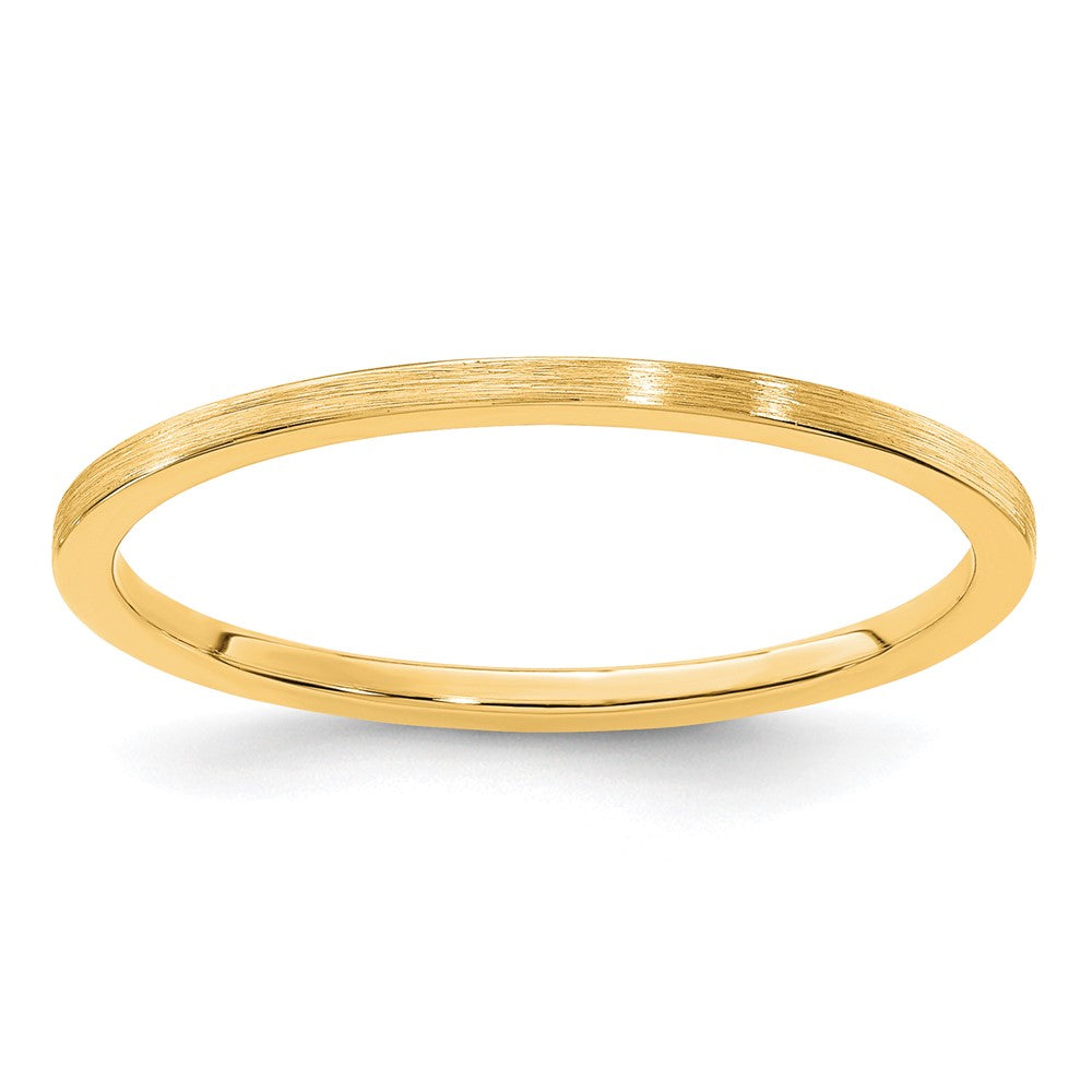 1.2mm Flat Satin Stackable Band