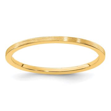 1.2mm Flat Satin Stackable Band