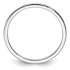 1.2mm Half Round Satin Stackable Band