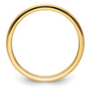 1.2mm Half Round Satin Stackable Band