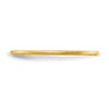 1.2mm Half Round Satin Stackable Band