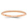 Milgrain Stackable Band