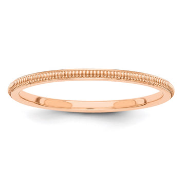 Milgrain Stackable Band