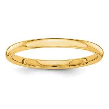 Polished 2mm Band