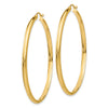 14k 2.75x50mm Polished Tube Hoop Earrings