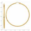 14k 2.75x65mm Polished Tube Hoop Earrings