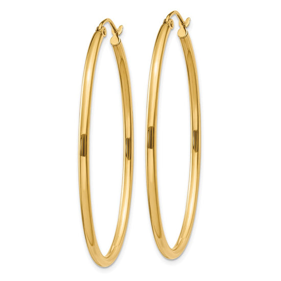 Oval Hoop Earrings