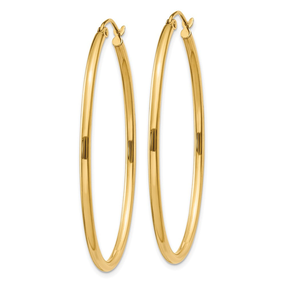 Oval Hoop Earrings