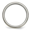 Titanium Brushed Cnter with 14K Inlay Ridged Edge Band