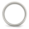 Titanium Brushed with 14k Inlay Flat Band