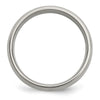 Chisel Titanium Brushed with 14k Gold Inlay 8mm Band